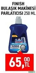 FİNİSH BULAŞIK MAKİNESİ PARLATICISI 250 ML fiyat ve kampanya bilgisi